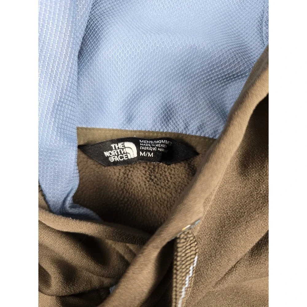 The North Face Hoodie Mens Medium Graphic Logo Fleece Pullover Sweatshirt‎